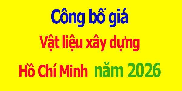 giá vật liệu xây dựng hồ chí minh năm 2026