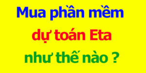 Mua phần mềm dự toán Eta