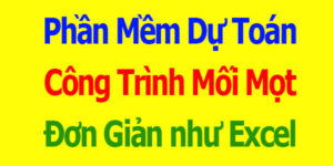 Phần mềm dự toán công trình Mối mọt